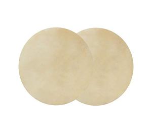 GRCFUMO 2 pezzi di pelle per bongo, accessorio riutilizzabile in pelle di pecora per un suono chiaro, pelle robusta per bongo africani (8,5 pollici)