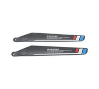 Grcfumo 2Pcs RC Helicopter Main Blade, Full Replacement Parts Set, Durable Plastic Vivid Colors V912 Helicopter Main Blade for Wltoys V912 V912 A