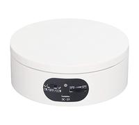 Grcfumo 360 Degree Rotating Display Stand, Electric Rotating Turntable with Low Noise And Remote Control, Automatic Revolving Platform for Photography Products Jewelry (plastica)