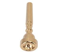 GRCFUMO 5C Bocchino per tromba, Bocchino per tromba professionale in rame, Sostituzione del bocchino per tromba in colore brillante per studiosi con alcune nozioni di base (Gold)