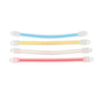 Grcfumo Ammortizzatori per Racchetta Lunga da 4 Pezzi, Ammortizzatori per Vibrazioni per Racchetta da Tennis A Doppio Gancio, Ammortizzatori in Silicone per Gli Sport dei Giocatori