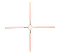 Grcfumo Bastoncini Incrociati per la Schiena, Bastoncino da Yoga Staccabile, Bastoncino correttore per la Schiena con raddrizzamento Incrociato per Lo Stretching (Rosa)