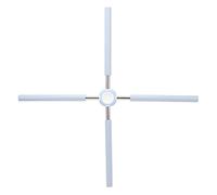 Grcfumo Bastoncini Incrociati per la Schiena, Bastoncino da Yoga Staccabile, Bastoncino correttore per la Schiena con raddrizzamento Incrociato per Lo Stretching (Blu)