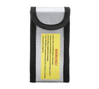 GrcfuMo Battery Protect Bag, copertura per protezione antincendio, protezione di stoccaggio in fibra di vetro, borsa di ricarica della batteria per viaggiare, trasporto e