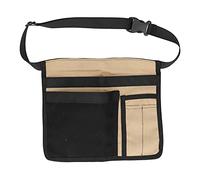 Grcfumo Borsa per Attrezzi da Appendere in Vita, Borsa per Attrezzi da Giardino in Tessuto Oxford, Borse da Cintura per Attrezzi da Giardinaggio, Borsa Multitasca Regolabile per (Nero kaki)