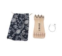 Grcfumo cinese Zither Finger Trainer, 6 String Mini Musical Instrument, Zither Harp Koto Finger Forza Escermatrice per principiante