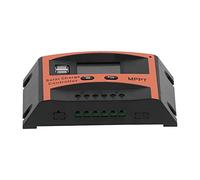 Grcfumo Controller di Carica Solare, regolatore della Batteria del Pannello Solare, Controller di Carica Solare del Circuito PCB, Porta Dual USB per Controller (60a)