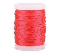 Grcfumo Discussione da 120m String String, Forniture di tiro con l', Protezione per Bordo Fibra Forte per la Caccia al Bersaglio all'aperto all'aperto (Rosso)