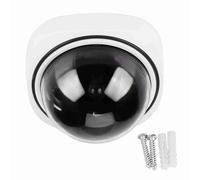 Grcfumo Dummy False Security Camera, Wireless Home Security Dome Simulazione di telecamere, telecamere di sicurezza false per casa esterna e attività commerciali esterne