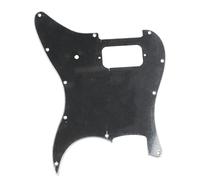 Grcfumo Electric Guitar Pkeyguard, PVC Guitar Guard Board, Piatto di protezione per chitarra elettrica, PVC Electric Guitar Pick Guard for Music Lover (Black)