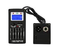 GRCFUMO Equalizzatore a 5 Bande Pickup sintonizzatore digitale, Equalizzatore Pickup per chitarra LCD, Sintonizzatore amplificatore preamplificatore Pickup sintonizzatore digitale