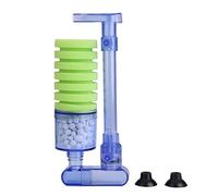 Grcfumo Filtro dell'acquario, pompa della pompa dell'aria Pompa di ossigeno biochimico per mini forniture di serbatoi di pesce (XY-2881 (verde))