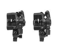 Grcfumo Freno a disco per scooter elettrico, sostituzione estrattore per cavo per bicicletta in lega di alluminio, pinza freno per mountain bike (Nero)