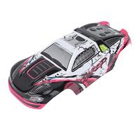 Grcfumo Guscio per Corpo Auto RC 1 PC, Pezzi di Ricambio di Ricambio a Guscio per Corpo Auto RC, Pezzi di Ricambio in PVC ad Alto Impatto ribellione Cornice per Body Car del Corpo (Rosa Rosso)