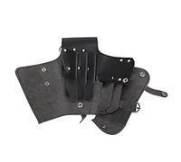 Grcfumo Hairdressing Tool Pouch Bag, PU Leather Scissors Bag, Hair Stylist Tools Waist Belt for Salon Barber
