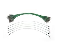 Grcfumo Leader da Pesca da 100 Pezzi, Leader in Filo di Acciaio Duro, Lenza da Pesca per impianti di Pesca in Acqua salata e Dolce (30 cm)