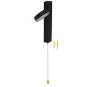 Grcfumo Luci da parete a LED, lampada a catena a trazione, 3 modalità di colore Modern Style Modern Alluminio Switch a catena moderna Sconce da parete per la scala da letto da 85 a