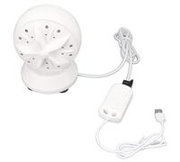 Grcfumo Mini lavatrice domestica, lavatrice portatile, lavatrice portatile a doppia turbina per pulizia profonda ad ultrasuoni per lavello, dormitorio, viaggio, presa USB 5 V