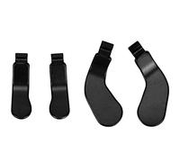 Grcfumo Paddle controller 4PCS, sostituzione paddle in metallo, paddle intercambiabili per migliorare il controllo sul gioco (Nera)