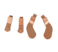Grcfumo Paddle controller 4PCS, sostituzione paddle in metallo, paddle intercambiabili per migliorare il controllo sul gioco (Oro)