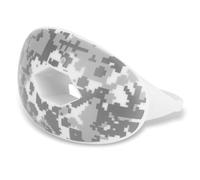 Grcfumo Protezione per le labbra, paradenti sportivo traspirante con lacci, paradenti per boxe, calcio, sport, giovani e adulti (mosaico)