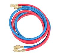 Grcfumo Refrigerant Recharge Hose, Air Conditioner AirConditioning Refrigeration Adding Tool Accessory for Car AC Air Conditioning Refrigerant (Doppio inglese 1,5 metri, due)