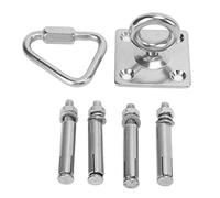 Grcfumo Staffa di Sospensione Supporto per Amaca, Ganci da soffitto per carichi Pesanti, Supporto per Altalena da soffitto per Attrezzature per Allenamento Yoga, amache, sedie