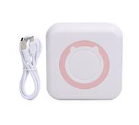 Grcfumo Stampante tascabile Mini, stampante per etichette termiche portatili da 57 mm, produttore di etichette tascabili Bluetooth per l'etichetta fotografica Note (Rosa)