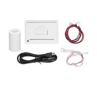 Grcfumo Stampante termica 1 PC, stampante per etichetta di spedizione termica, stampante termica incorporata 58 mm USB RS232 Tipo di stampa di tipo di stampa per la ricezione di