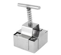 Grcfumo Stampo per taglierini per torte, taglierino a molla in acciaio inossidabile, strumento preciso e durevole per l'artigianato con l'argilla, la cottura al forno e la preparaz (Piccola)