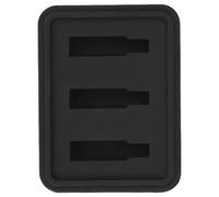 Grcfumo Strumento per silenziatore muto silenziatore di chitarra nera in silicone, silenziatore muto della chitarra acustica, accessorio per gli strumenti per i musicisti