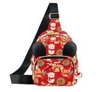 Grckit Borsa a tracolla per bambine, idea regalo per bambine, A21 | Borsa a tracolla per bambini con omino di pan di zenzero, 4 modi per indossare un regalo perfetto per compleanno