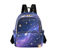 Grckit Celestial Night Sky Zaino da donna, 8,5 l, leggero, piccolo, con tasche con cerniera, per lavoro e viaggi, A343, (14L) UK, Zaino daypack