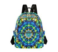 Grckit Kaleidoscope - Zaino da donna, 8,5 l, leggero, piccolo, con tasche con cerniera, per lavoro e viaggi, A453, (14L) UK, Zaino daypack