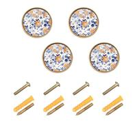 Grckit Pomelli rotondi per cassetti Fast Food, 32 mm, maniglie per armadietti, cassettiere da cucina, cassettiere, confezione da 4