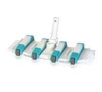 40018N SCOPA ASPIRATORE FLEXVAC PER PISCINE CON 8 ROTELLE E SPAZZOLE LATERALI