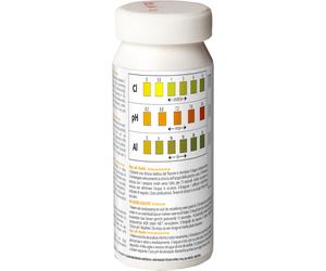 Gre' 50 CARTINE TORNASOLE PER ANALISI CLORO + PH + ALCALINITA'