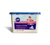 Gre 76032L - Trattamento a base di cloro 4 Azioni 1 KG - pastiglie da 20g