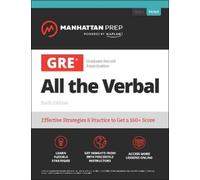 GRE All the Verbal (Tascabile) Manhattan Prep GRE Prep