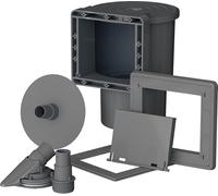 AR100G SKIMMER GRE PER PISCINA FUORI TERRA EFFETTO GRAFITE + BOCCHETTA CESTELLO