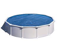 Gre CPR650 - Cobertor de Verano para Piscina Redonda de 640 cms, Color Azul