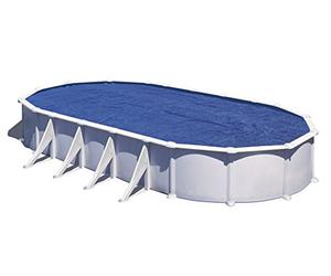 Gre CVP1000 - Cobertor de Verano para Piscina Ovalada de 1000x550 cms, Color Azul