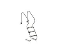 GRE EIE3016 Scala di Sicurezza per Piscine Interrate, Acciaio Inox con Molibdeno, 3 Gradini Antiscivolo, 96x7x180 cm, 22 kg, Sistema di Ancoraggio Incluso