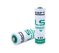 GRE-Energy 2Pcs LS14500 LS 14500 3.6V Batteria al Litio AA per SAFT LS14500 Contatore Acqua Elettricità Meter PLC Attrezzatura Impianti Ricambio Batteria Generica