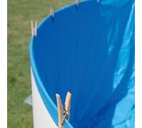Gre FSPR460 - Liner per Piscina Rotonda, 460 x 120 (Diametro x Altezza), Sistema Overlap, Colore Blu