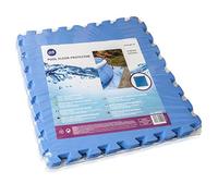 Gre MPF509P - Protezione del fondo della piscina, realizzata in EVA, blu, 9 pezzi, spessore 8 mm, resistente e antiforatura