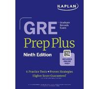 GRE Prep Plus, Ninth Edition (2026): Includes 6 Practice Tests, 1500 (Tascabile)