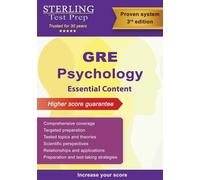 GRE Psychology: Comprehensive Review for GRE Psychology Subject Test-Prep, Sterl