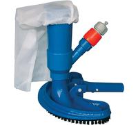 Gre 90110 - Pulitore manuale per piscine Jet Vac a forma di mezzaluna. Deve essere collegato al tubo flessibile. Per Piscine smontabili e Spa.