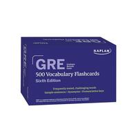 GRE Vocabulary Flashcards, Sixth Edition + Online Access to Review Your Cards, a Practice Test, and Video Tutorials